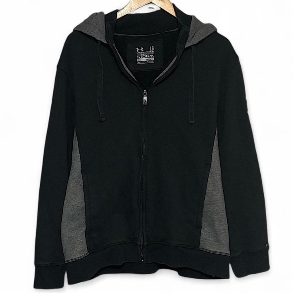 Under Armor Men’s Charged Cotton Storm Loose Fit Cold Gear Zip Up Sweatshirt